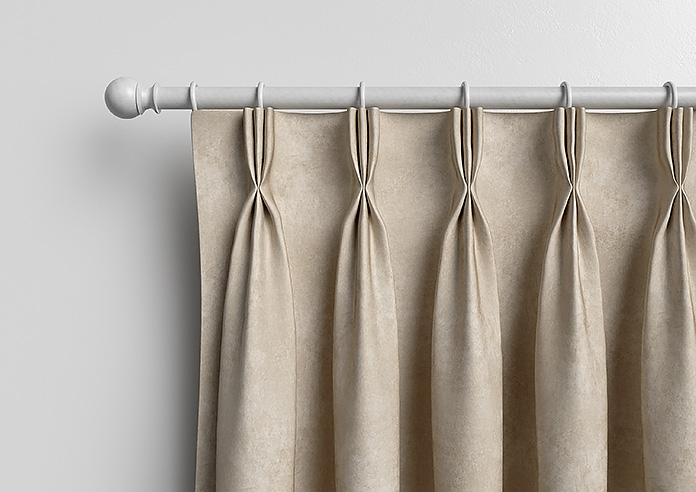 Florence Faux Suede, Light Tan - Made to Measure Curtains - Image 11